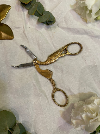 Pince à sucre cigogne vintage