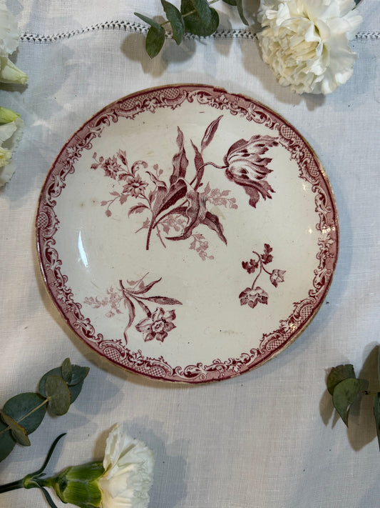 Assiette Fontanges Sarreguemines