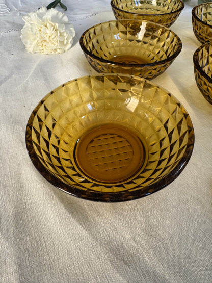 Lot de 6 coupelles vintage