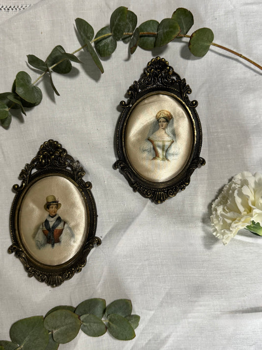 Lot 2 cadres vintage