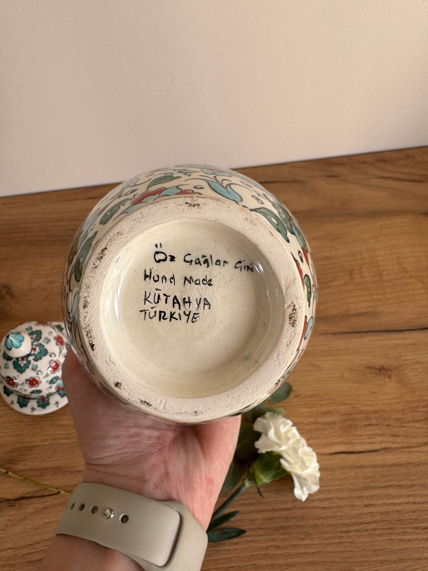 Potiche fait main en Turquie