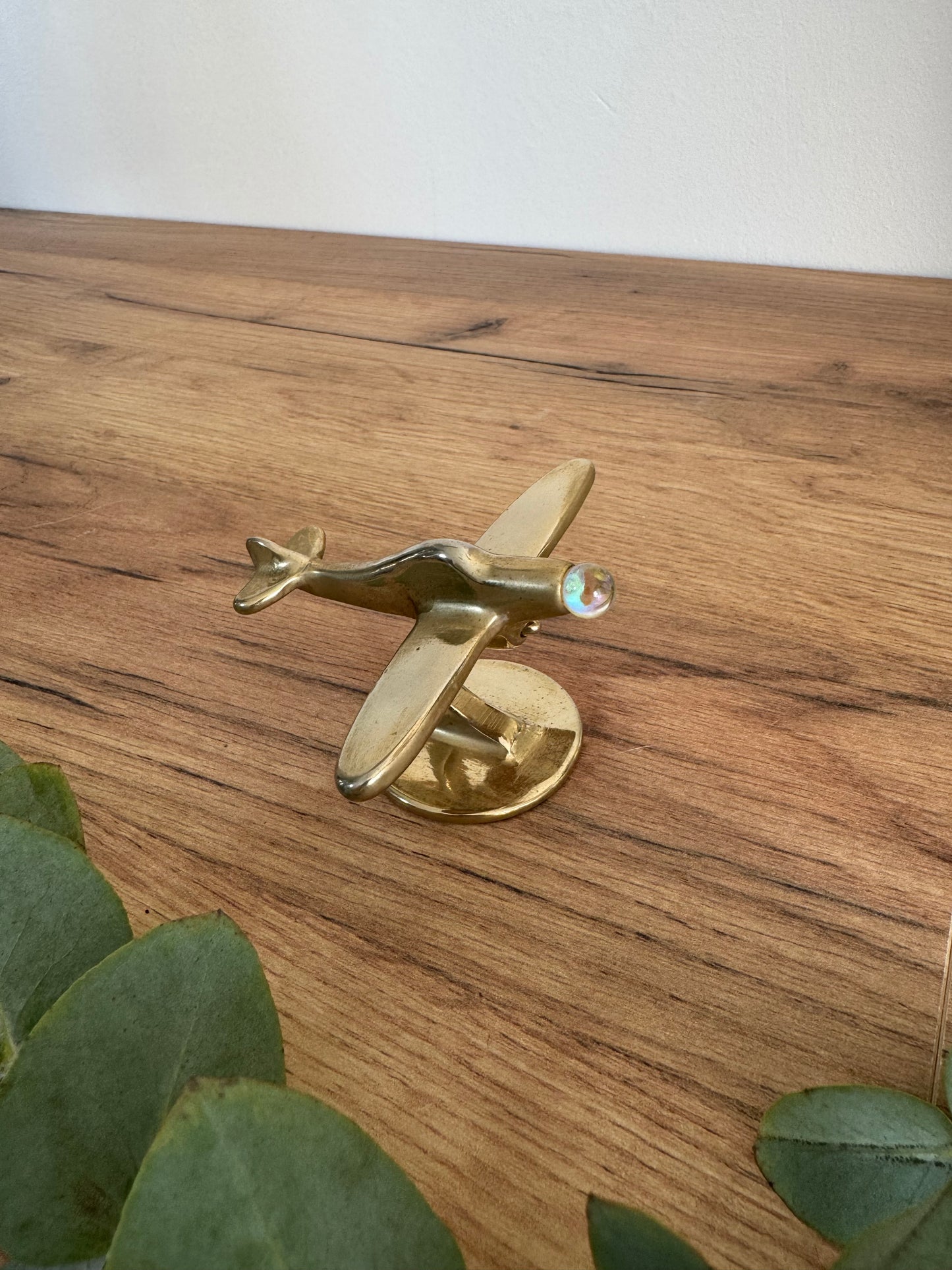 Avion presse papier laiton