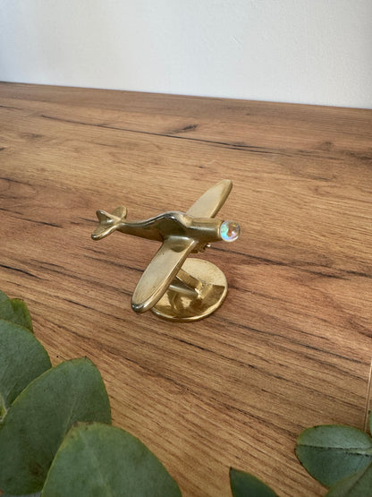 Avion presse papier laiton