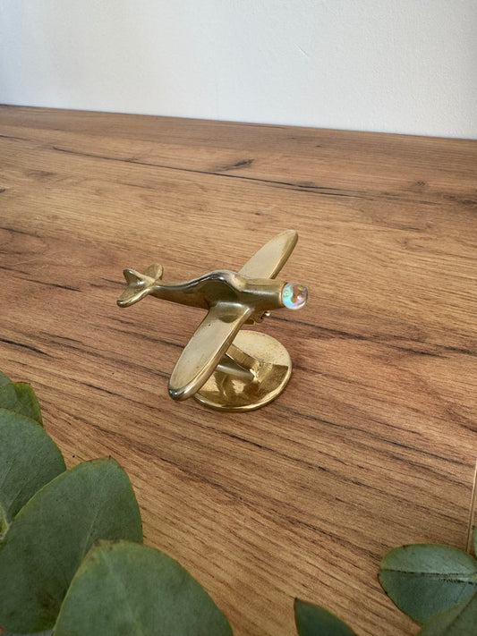 Avion presse papier laiton