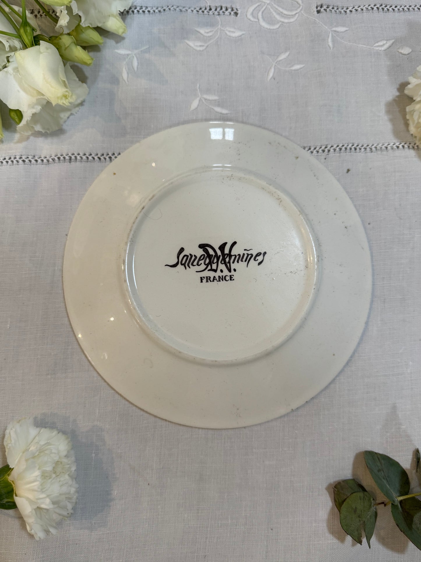 Assiettes Sarreguemines vintage