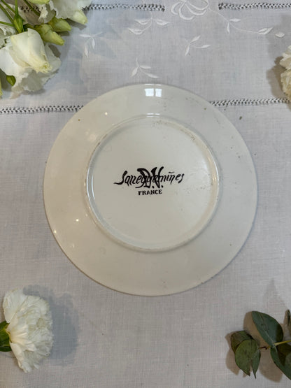 Assiettes Sarreguemines vintage