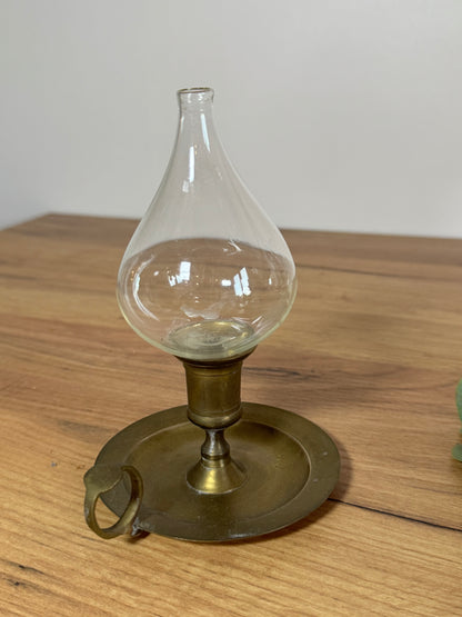 Lampe à huile laiton