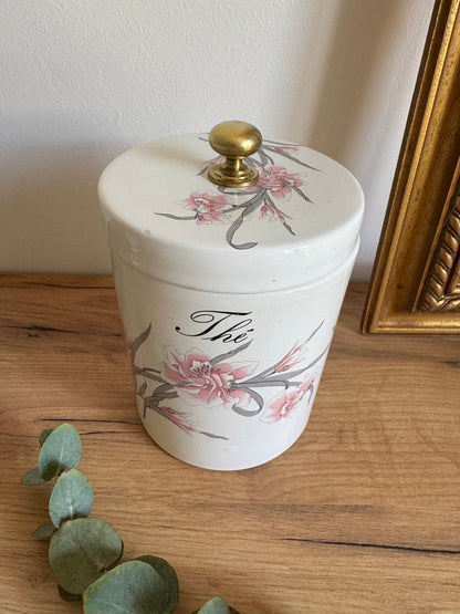 Grand pot à thé vintage