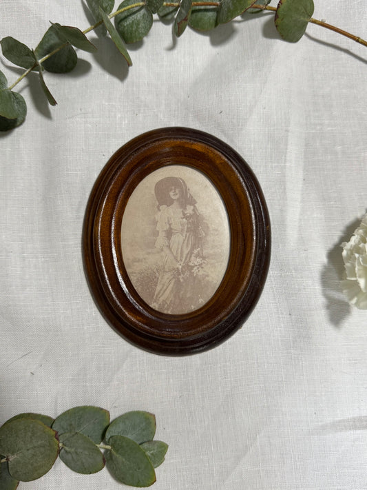 Médaillon cadre portrait femme