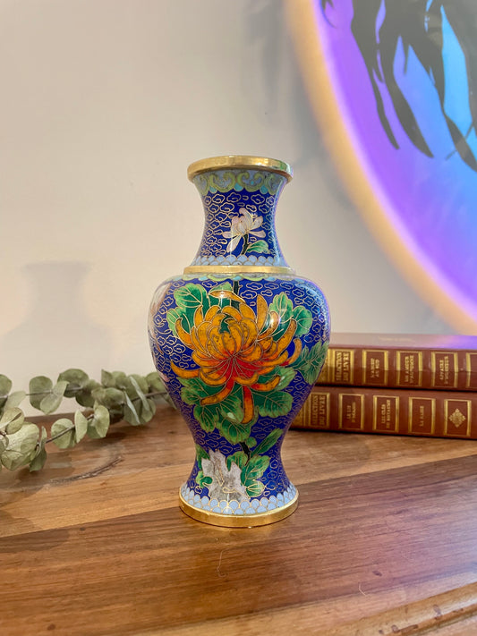 Vase cloisonné chinois