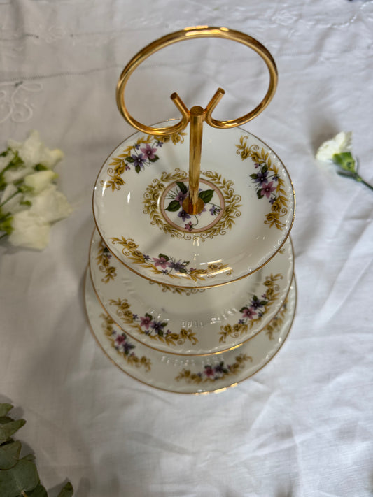 Serviteur présentoir en porcelaine