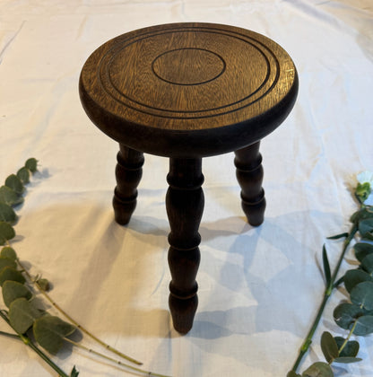 Tripode/tabouret en bois vintage