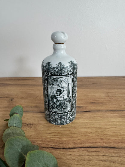 Bouteille flacon chasse vintage