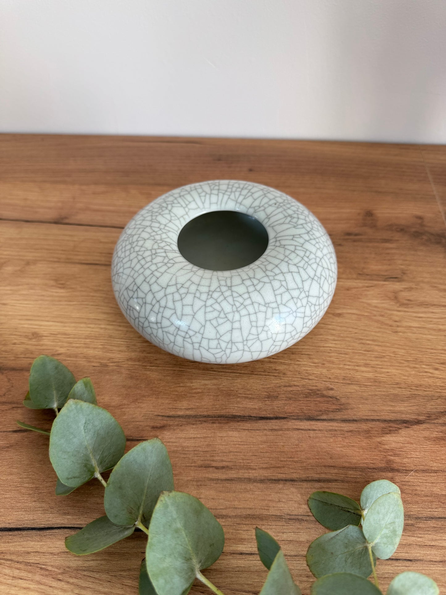 Vase céramique signé