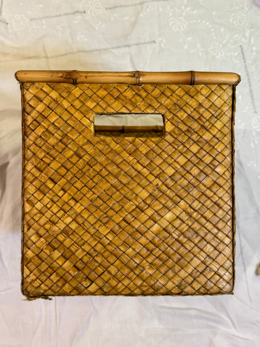 Caisse rigide en bambou