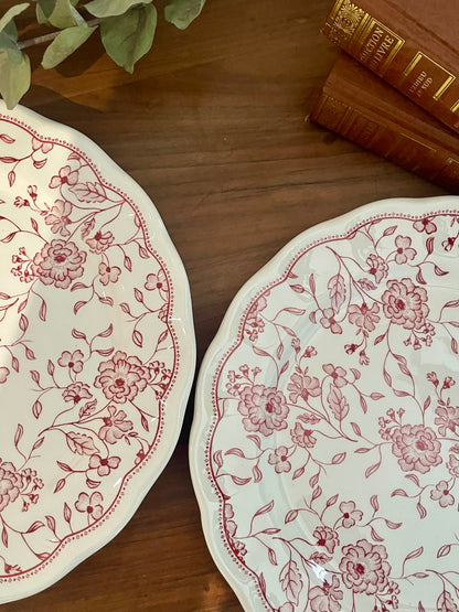 Lot de deux assiettes vintage