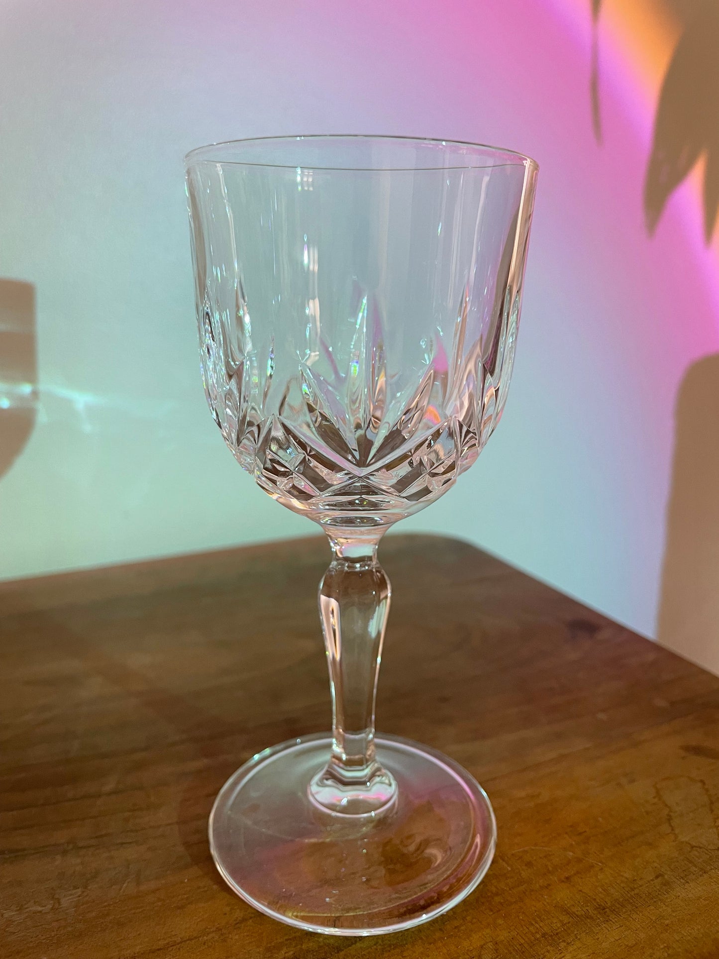 Lot 6 verres à vin cristal