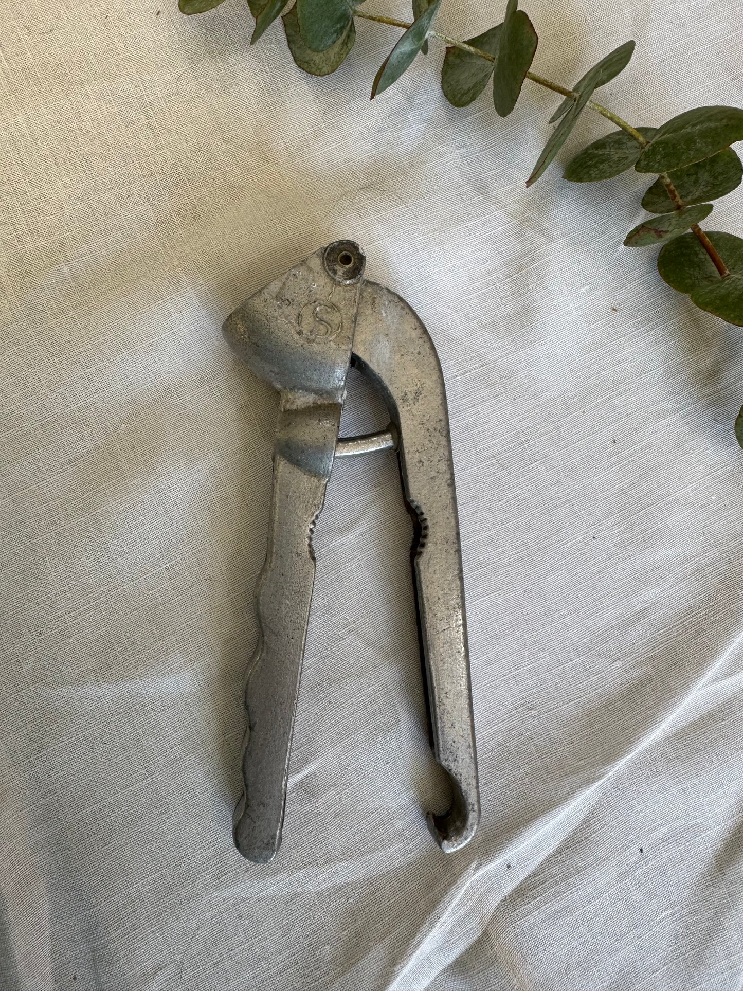 Presse ail casse noix et dénoyauteur vintage