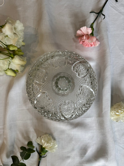 Bonbonnière en verre vintage