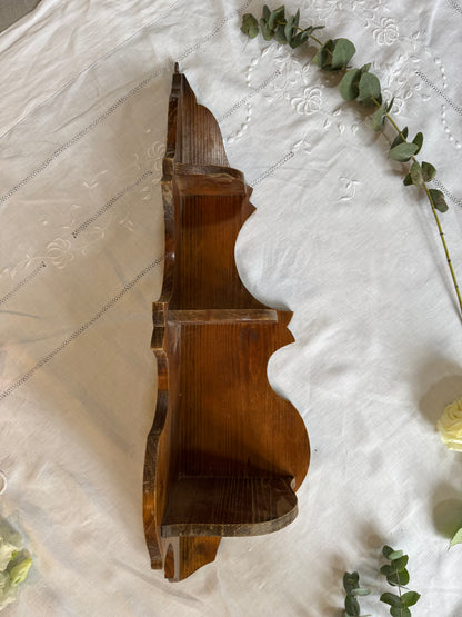 Etagère d'angle en bois