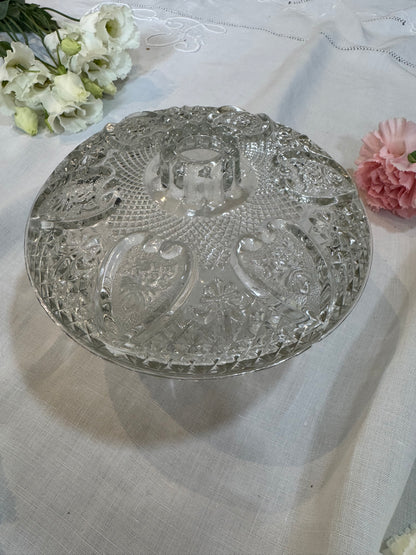 Bonbonnière en verre vintage