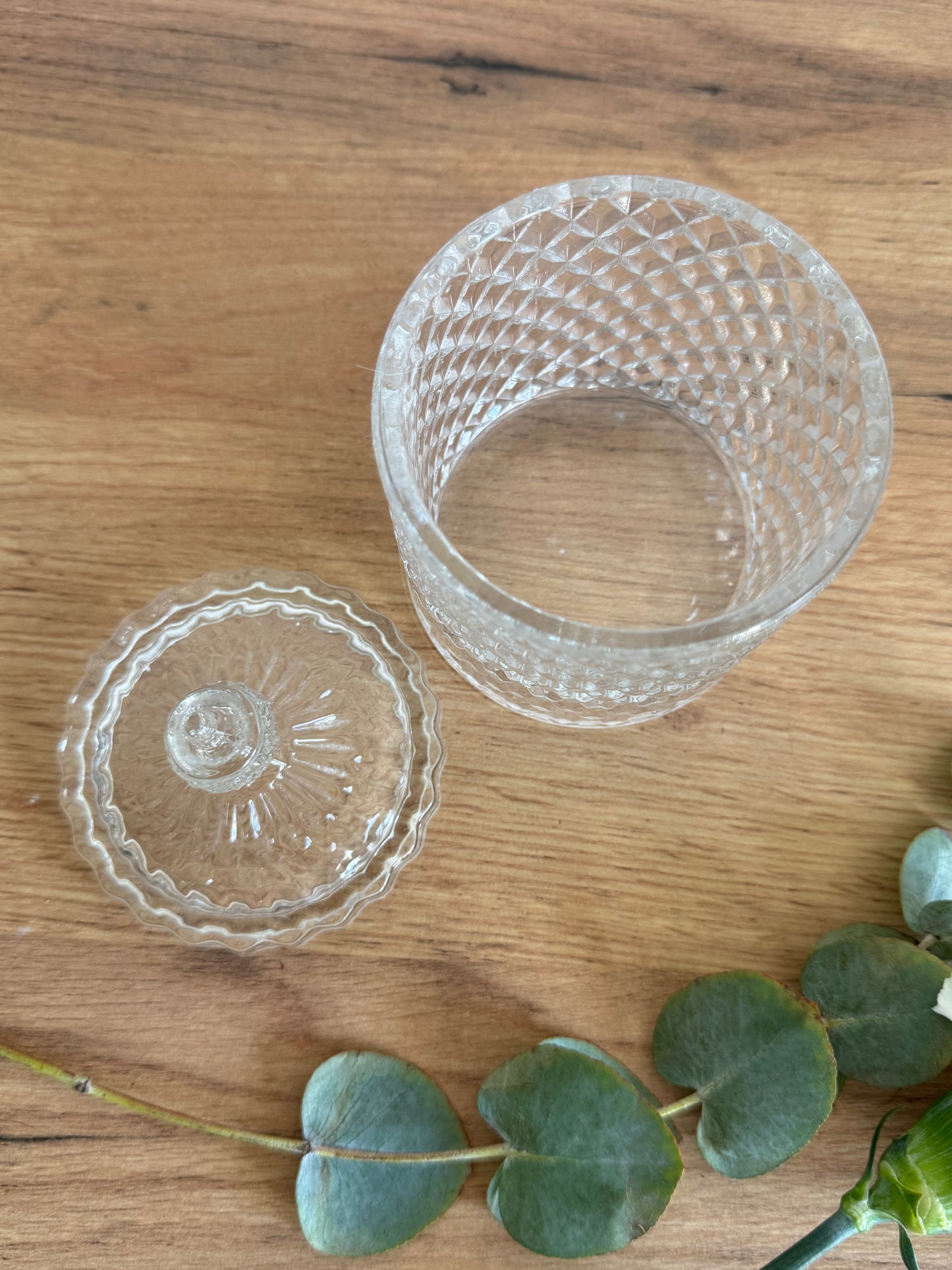 Bonbonnière en verre