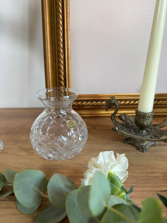 Vase boule cristal
