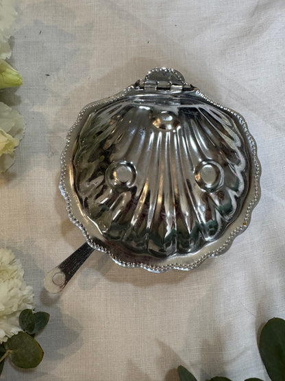 Beurrier en forme de coquillage vintage