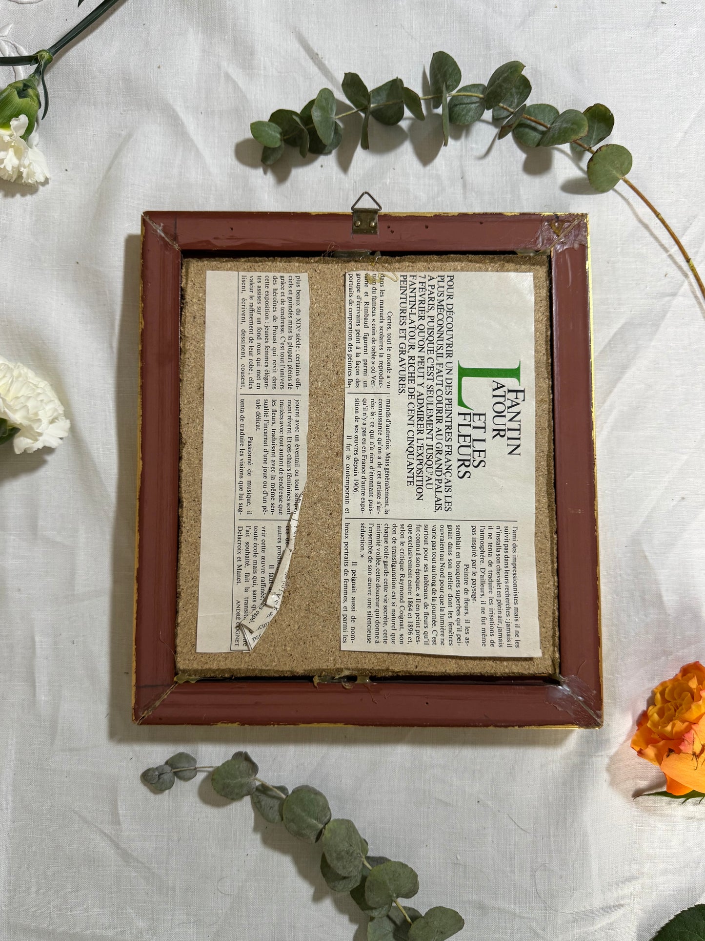 Tableau nature morte vintage