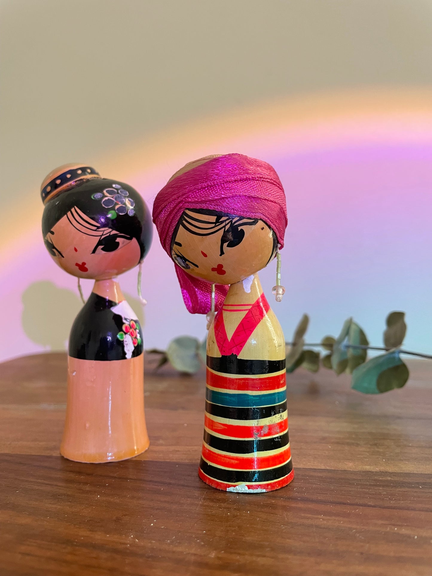 Couple Kokeshi vintage