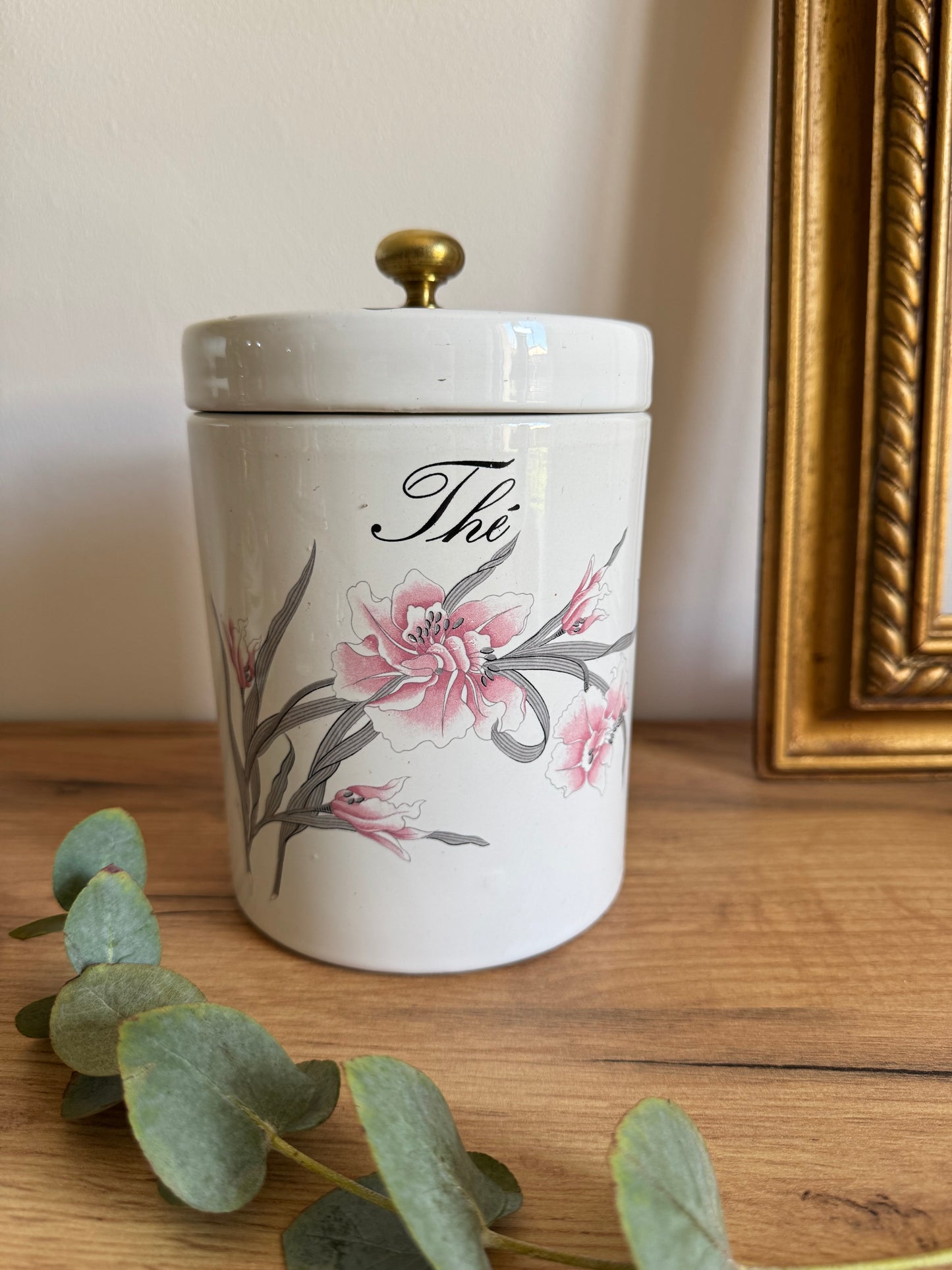 Grand pot à thé vintage