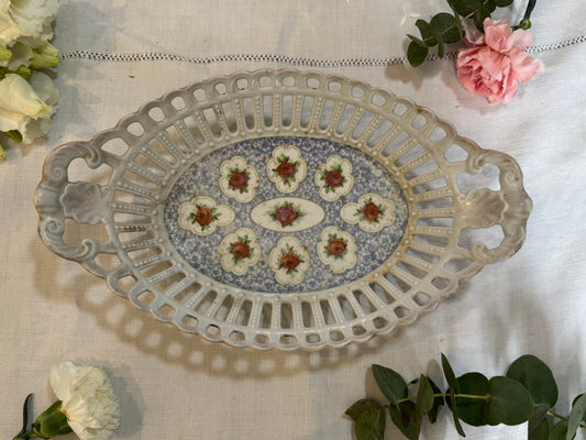 Corbeille porcelaine vintage