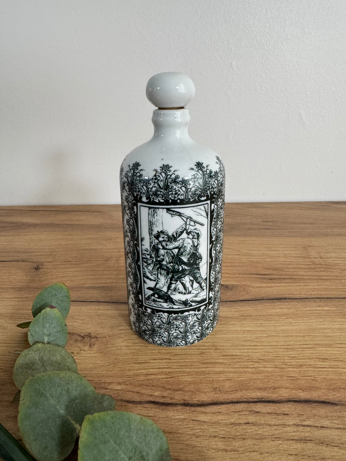 Bouteille flacon chasse vintage