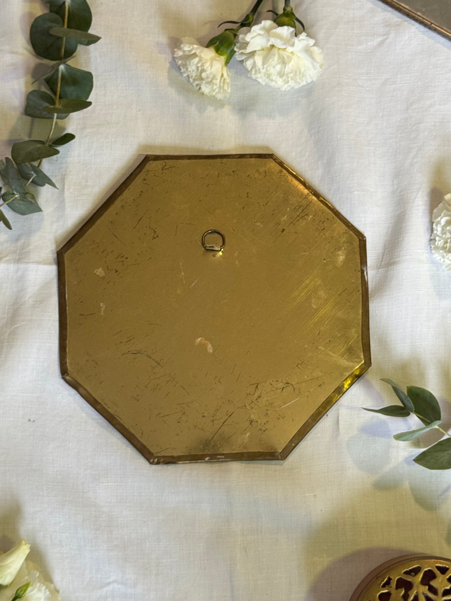 Miroir oriental laiton
