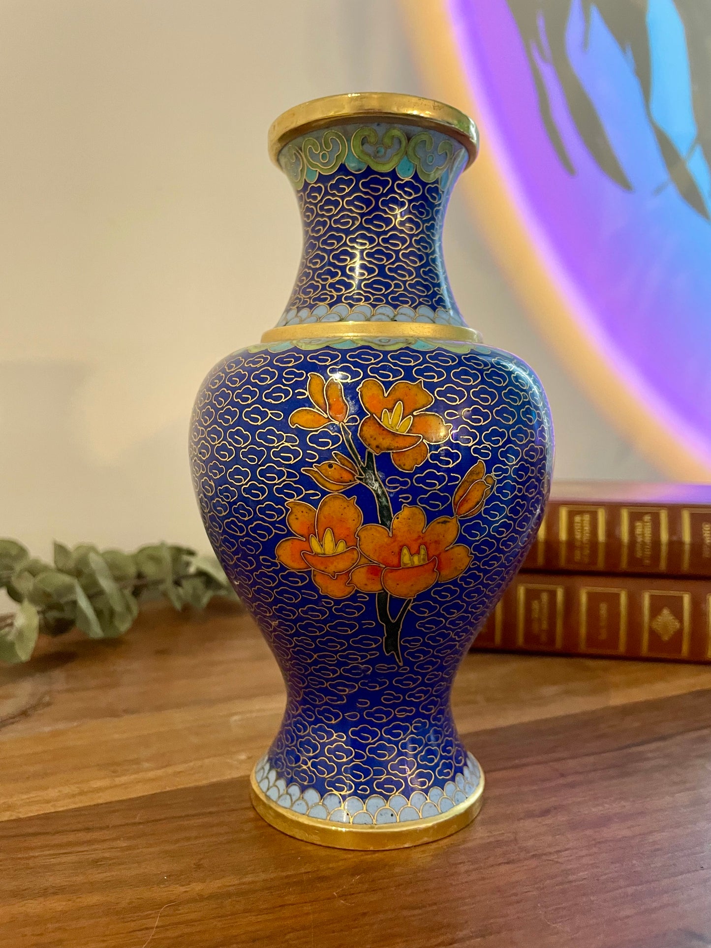 Vase cloisonné chinois