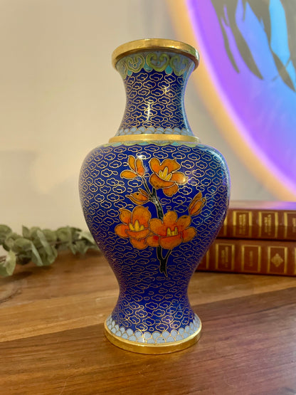 Vase cloisonné chinois