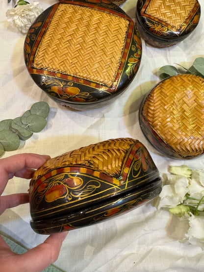 Boîtes gigognes fait main rare