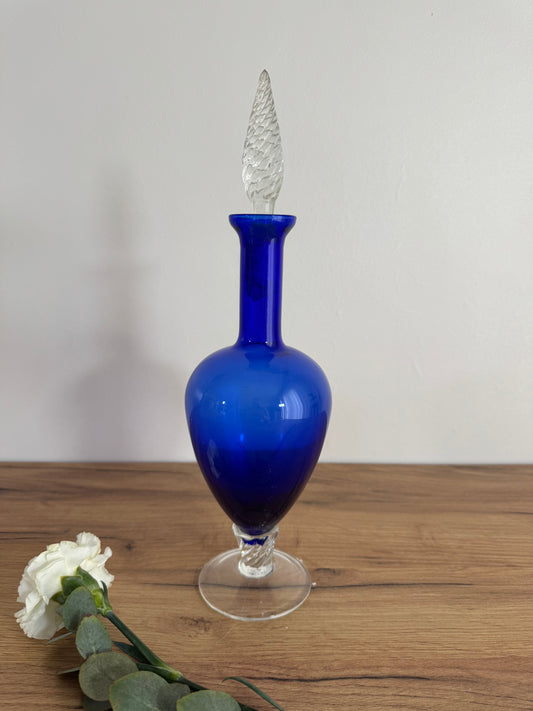 Carafe bleu vintage