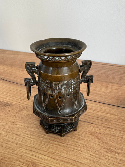 Lot de 3 objets bronze chinois ancien