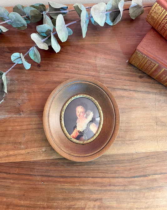 Mini portrait « l’étude » de Fragonard