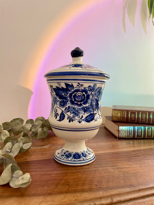 Pot vintage en porcelaine Delfts