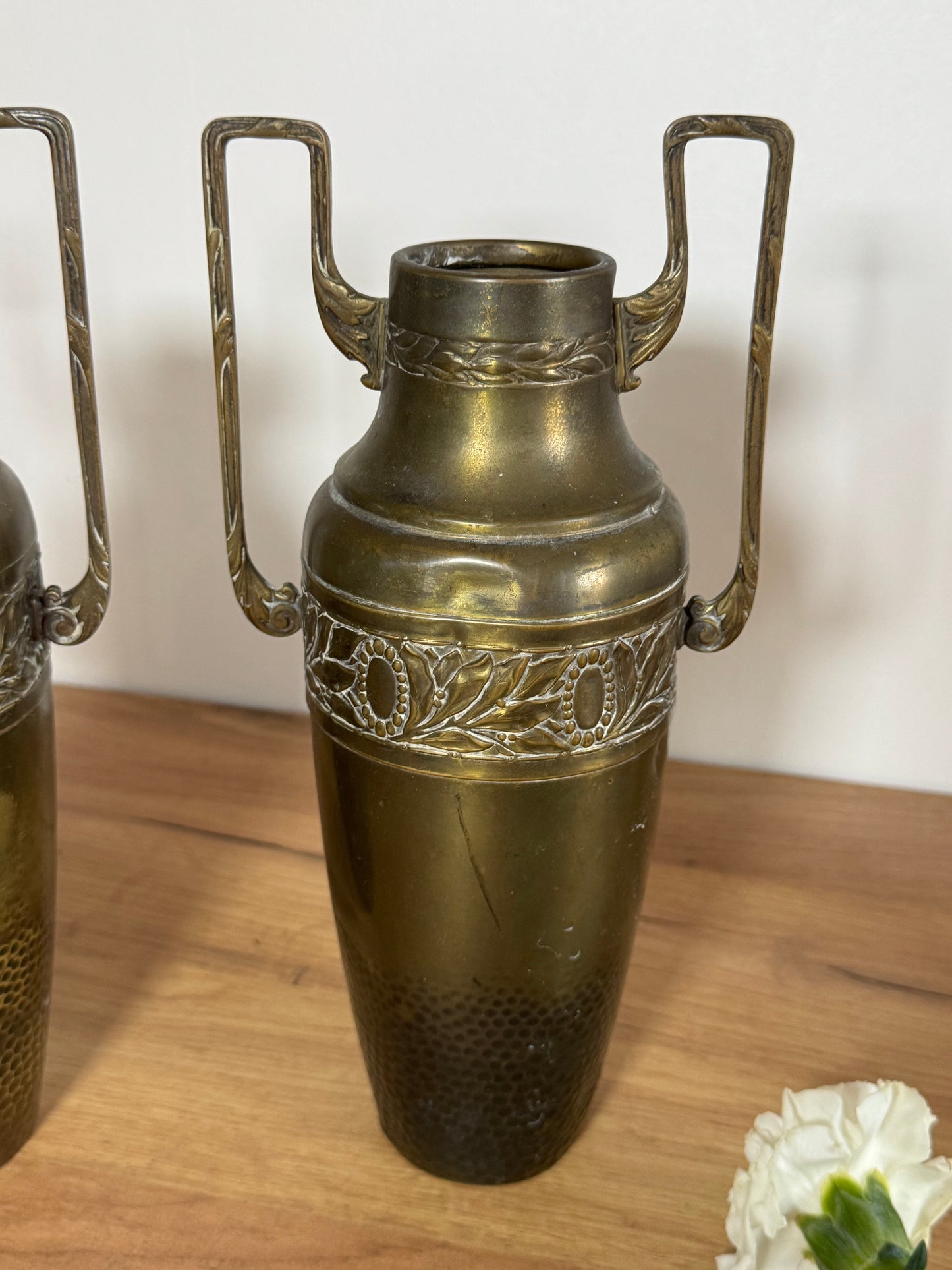 Vases amphores laiton