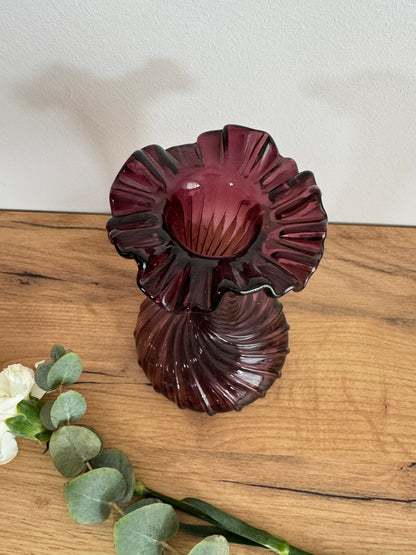 Vase torsadé vintage