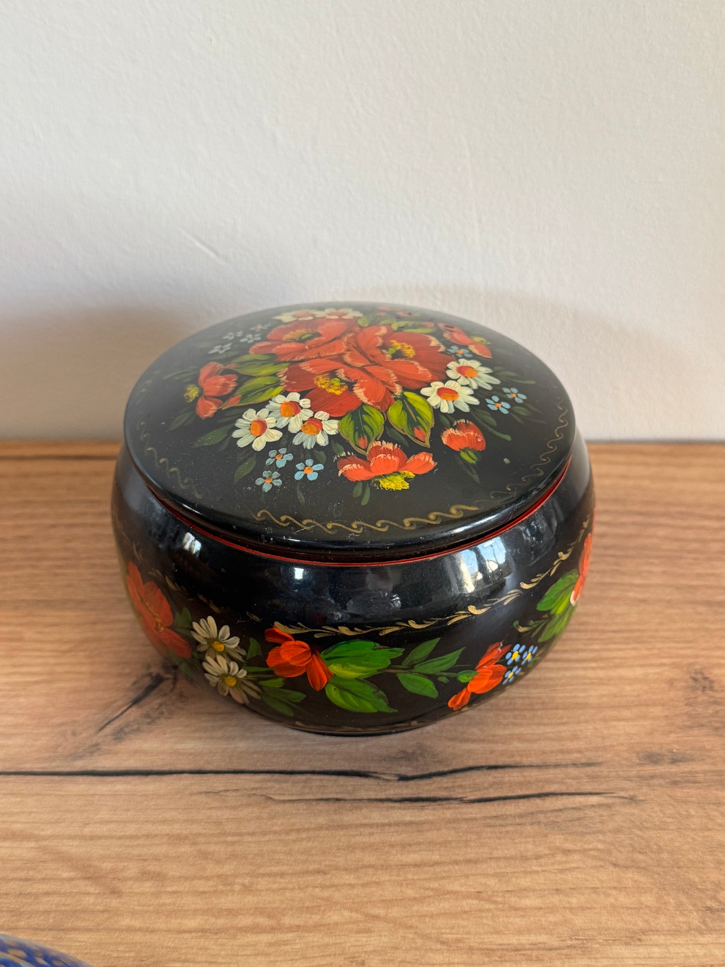 Boîte bonbonnière fleurs