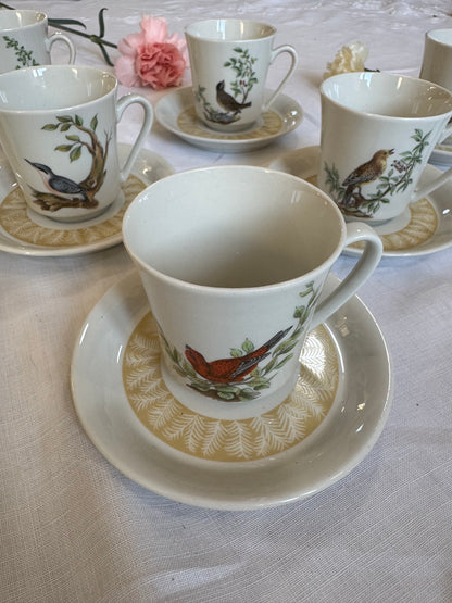 Service à café Villeroy & Boch oiseaux