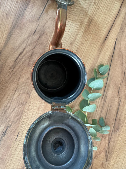 Cafetière cuivre vintage