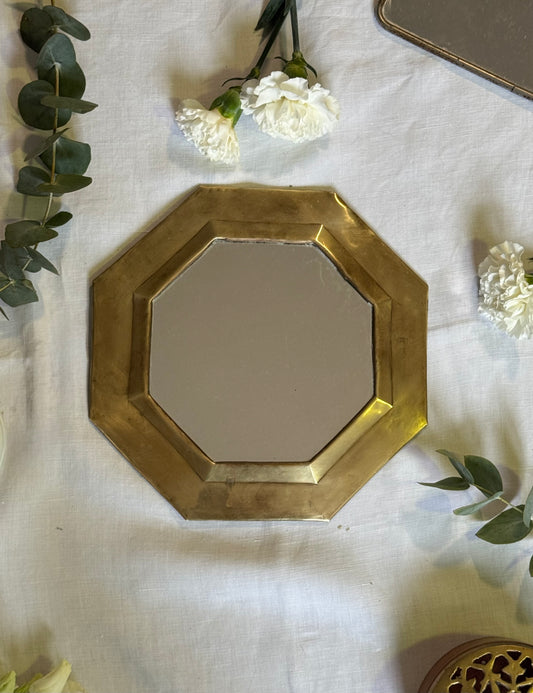 Miroir oriental laiton