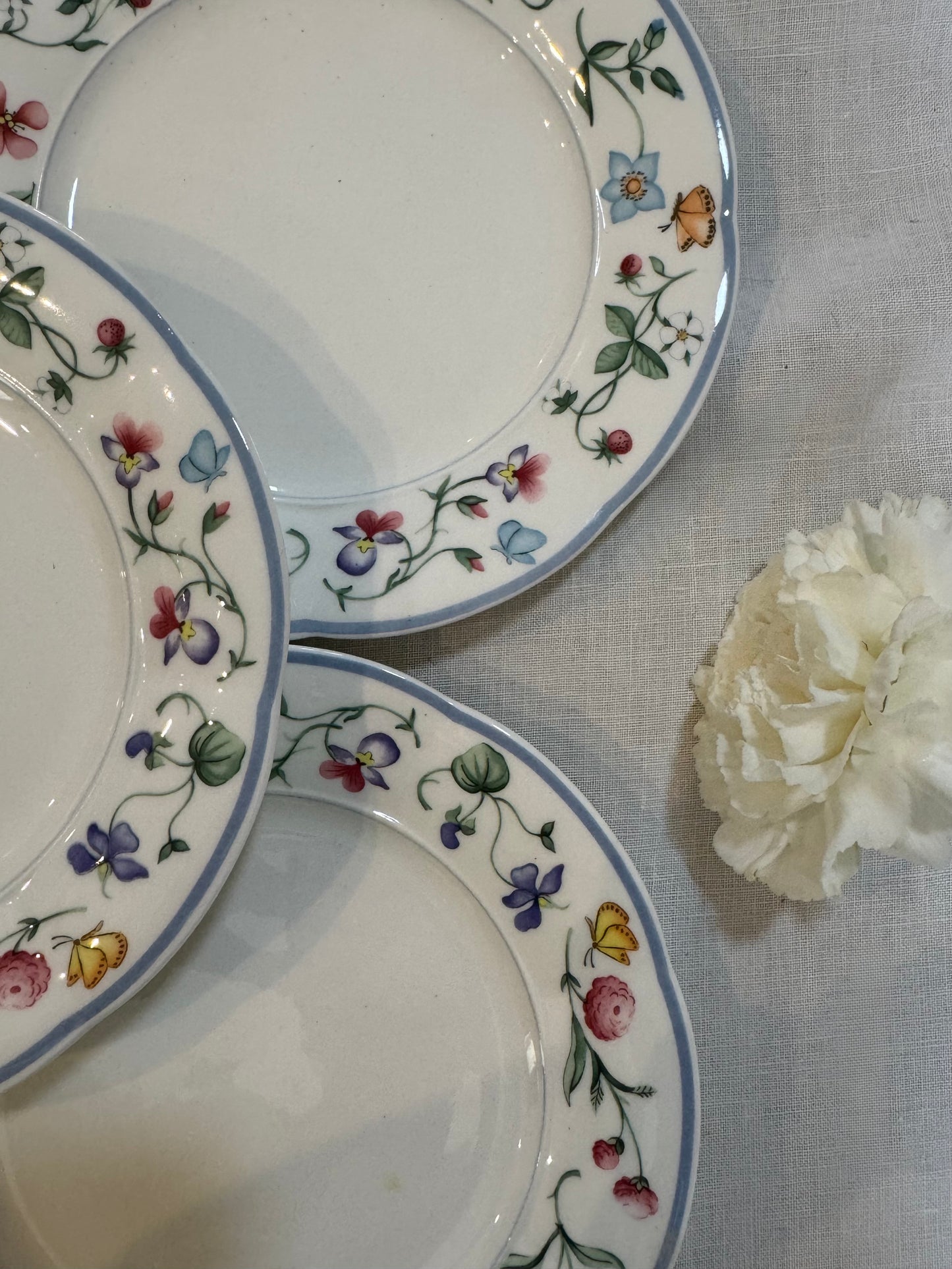 Assiettes Mariposa Villeroy and Boch