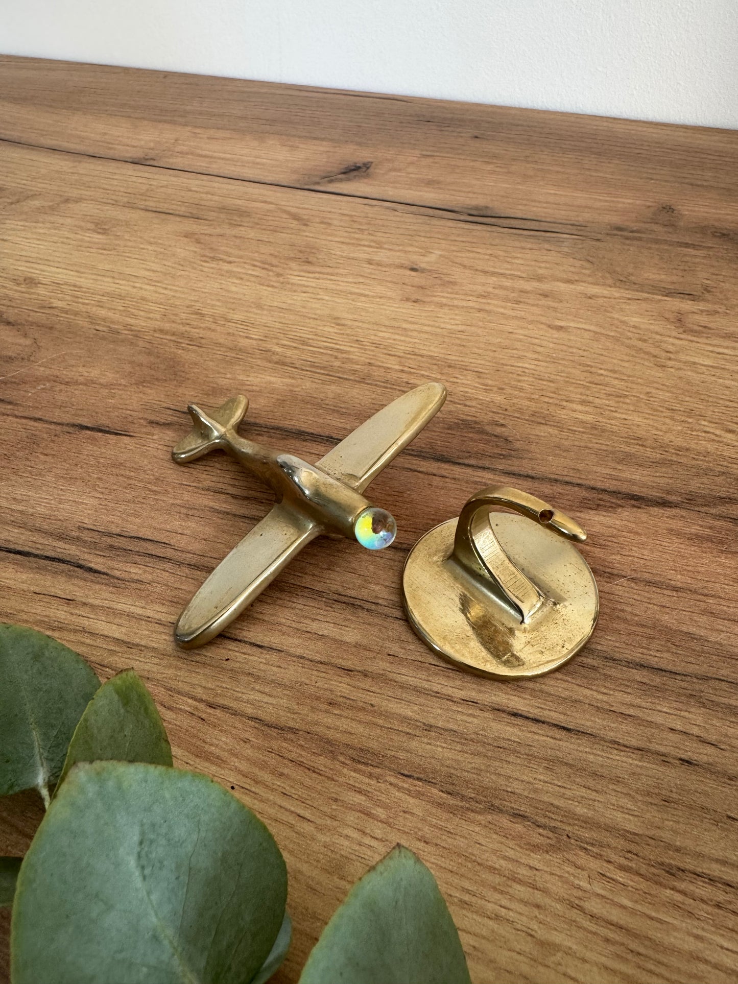 Avion presse papier laiton
