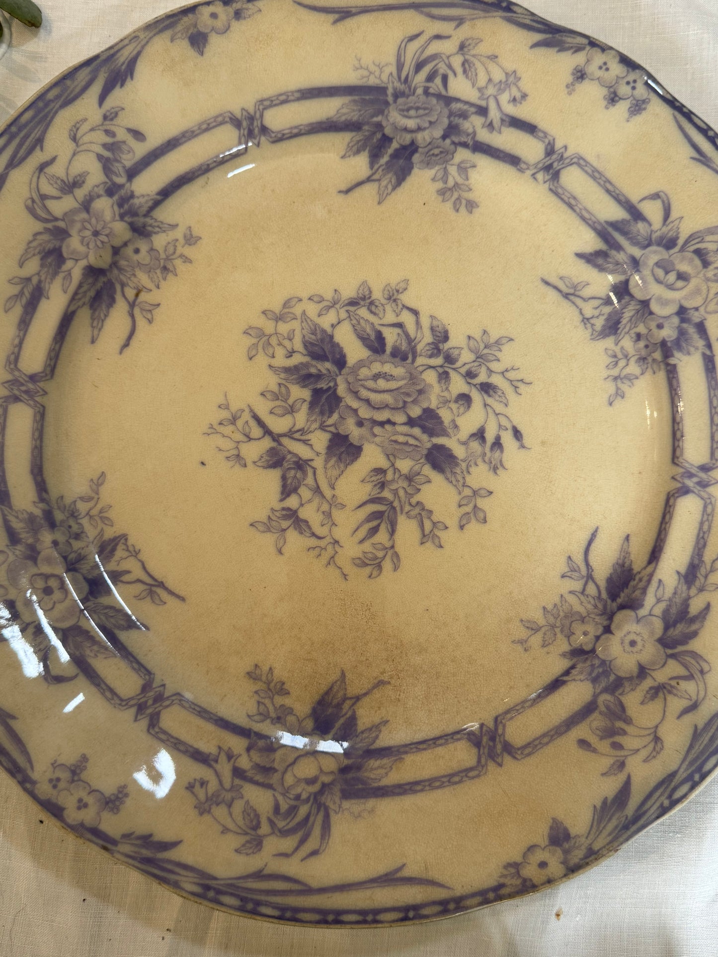 Grand plat de service Sarreguemines Cérès